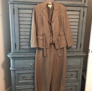 Talbots Tan Suit